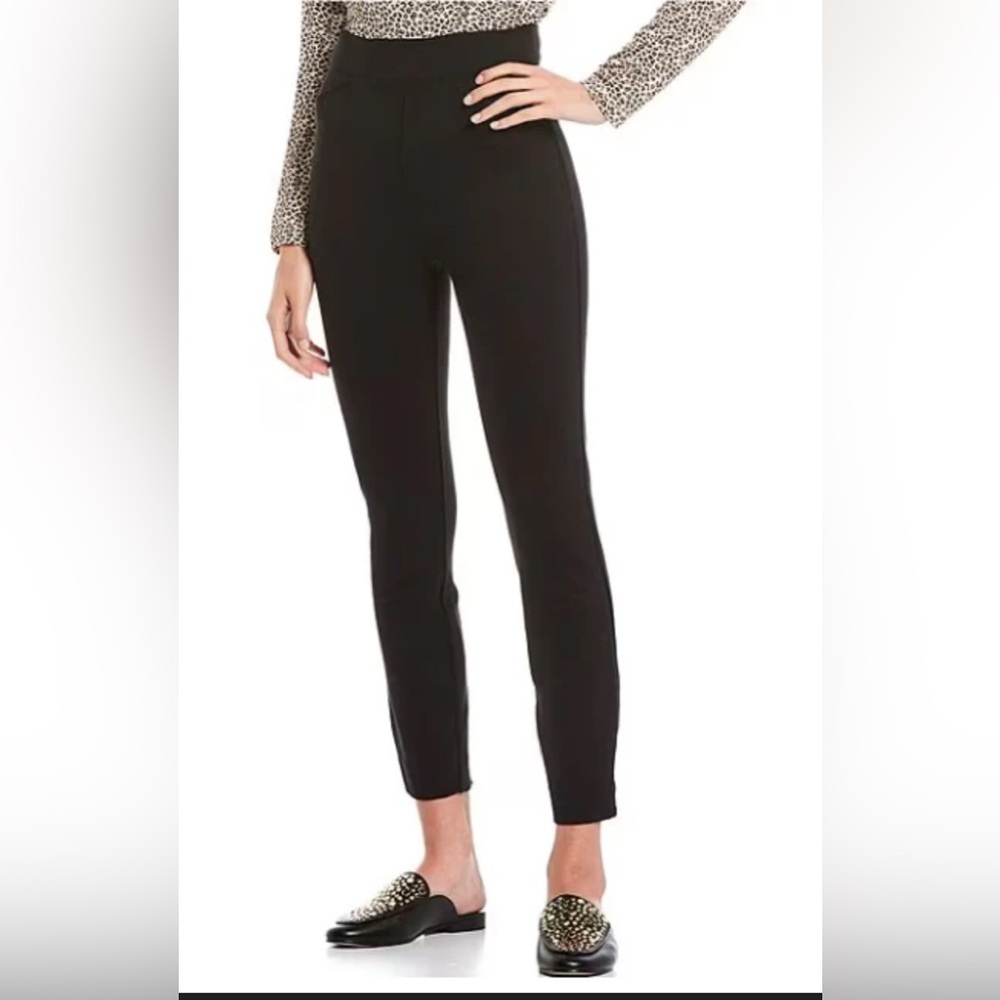SPANX Perfect Pant Black Backseam Skinny Ankle Pants